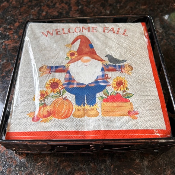 Other - Bronze metal napkin holder